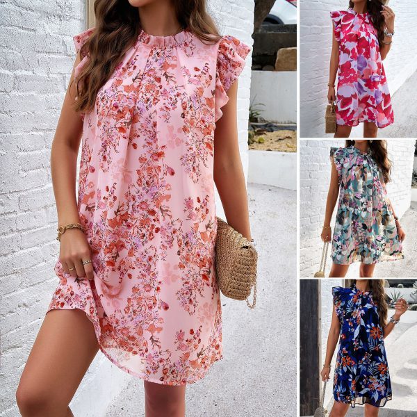 Dress Spring/Summer Elegance Print sleeveless dress - Image 9