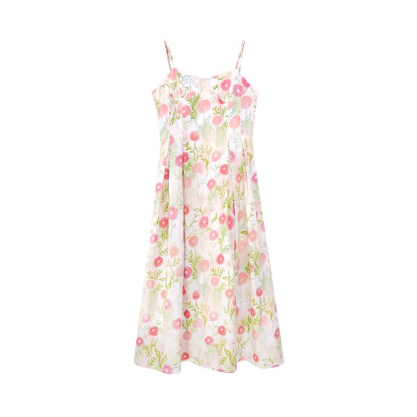 Floral spaghetti strap dress