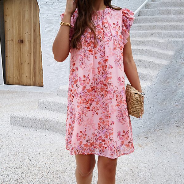 Dress Spring/Summer Elegance Print sleeveless dress - Image 4