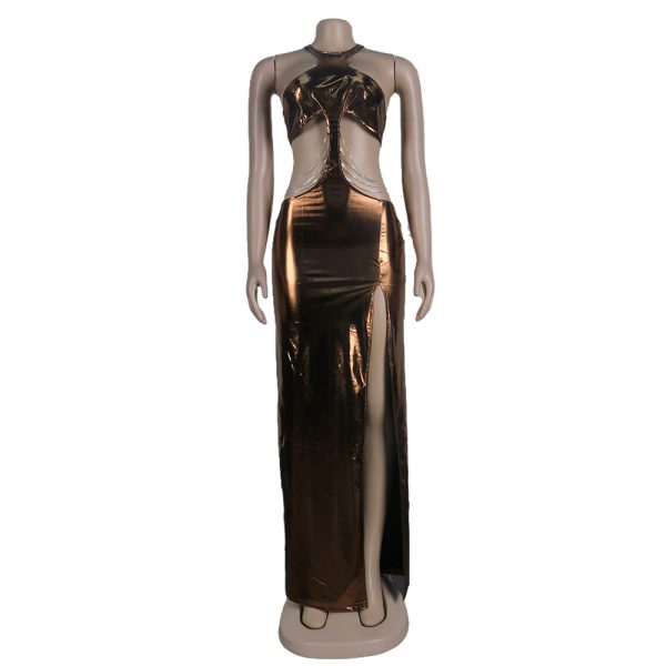 Women Sexy Hollow slit dress Dress - Image 7