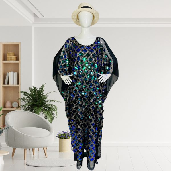 Beaded irregular dress for women's sequin dress - Image 4